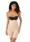 Stilyol Açık Ten Rengi Lazer Kesim Askılı Tam Boy Korse – İz Yapmayan Dikişsiz Toparlayıcı Korse