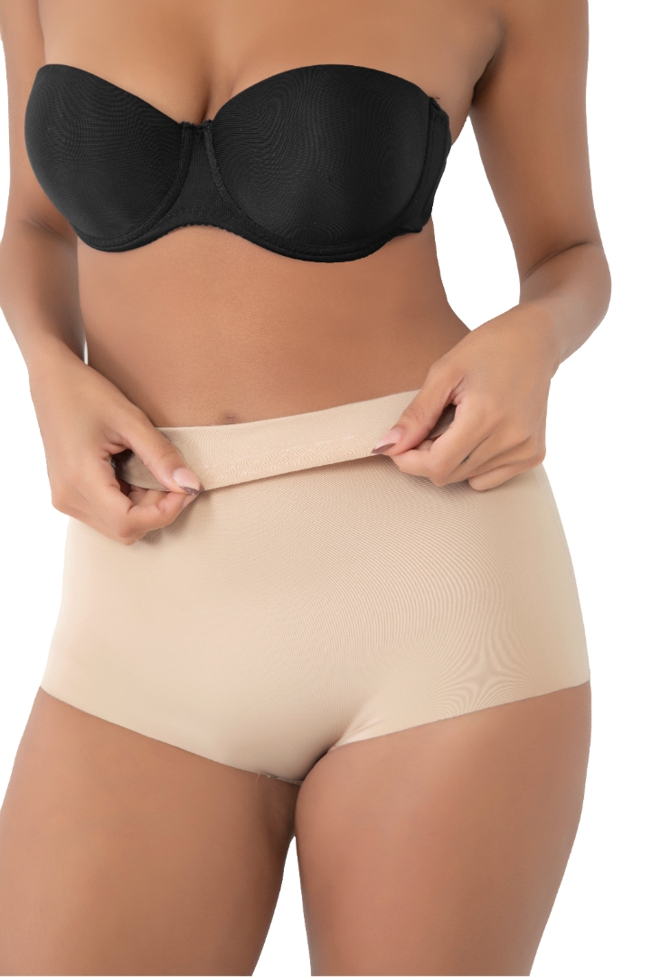 Stilyol Açık Ten Rengi Lazer Kesim Slip Korse – İz Yapmayan Dikişsiz Toparlayıcı Korse