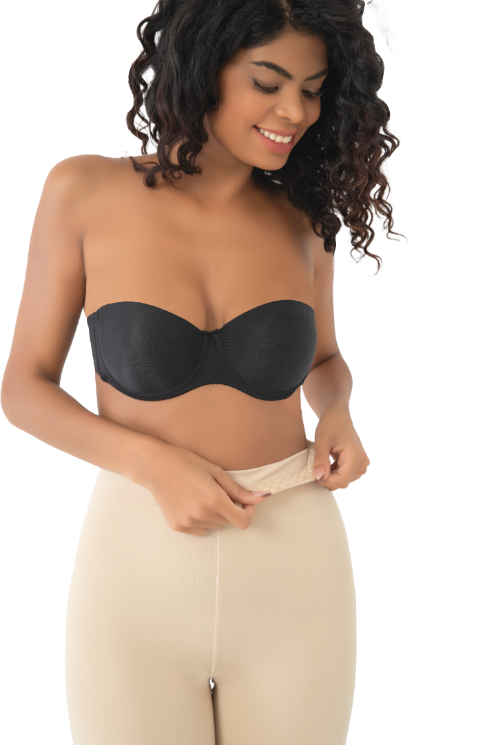 Stilyol Açık Ten Rengi Lazer Kesim Yüksek Bel Paçalı Korse – İz Yapmayan Dikişsiz Toparlayıcı Korse