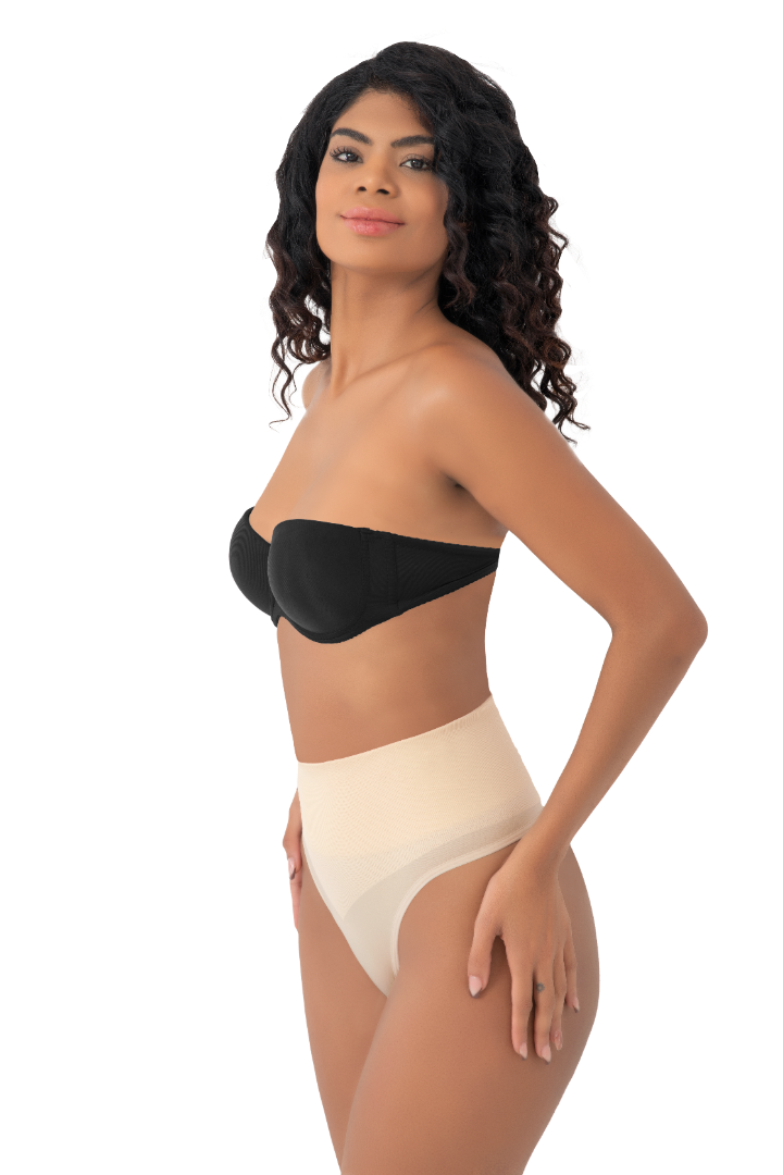 Stilyol Açık Ten Rengi Dikişsiz Seamless Korse – Toparlayıcı, Şekillendirici ve Konforlu Karın Toparlayıcı String Korse
