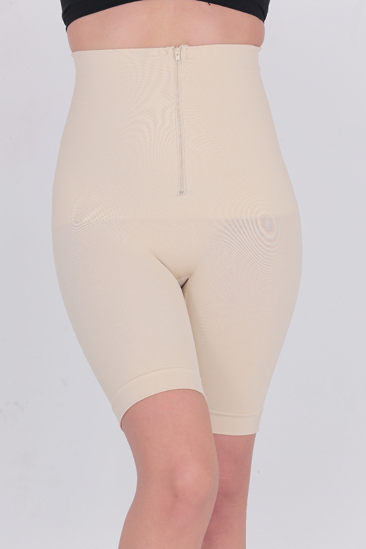 Stilyol Açık Ten Rengi Dikişsiz Korse – Fermuarlı Klasik Korse Şekillendirici Toparlayıcı