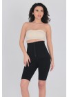 Stilyol Siyah Dikişsiz Korse – Fermuarlı Klasik Korse Şekillendirici Toparlayıcı