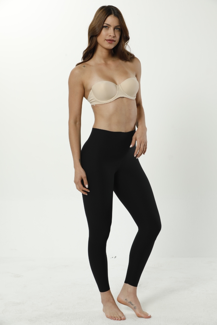 Stilyol Siyah Korseli Kadın Tayt – Yüksek Bel, Toparlayıcı, Şekillendirici ve Konforlu Tasarım