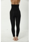 Stilyol Siyah Korseli Kadın Tayt – Karın ve Kalça Toparlayıcı, Şekillendirici ve Konforlu Tasarım Silikon Kaydırmaz