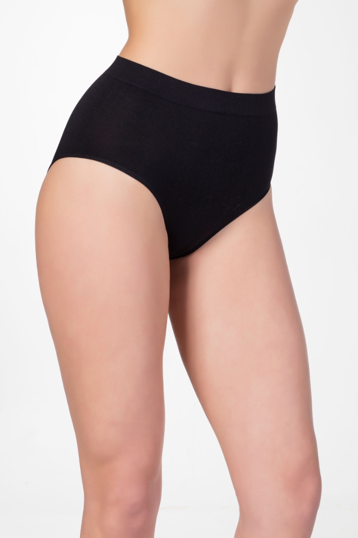 Stilyol Siyah Dikişsiz Seamless Korse – Toparlayıcı, Şekillendirici ve Konforlu Yüksek Bel Bato