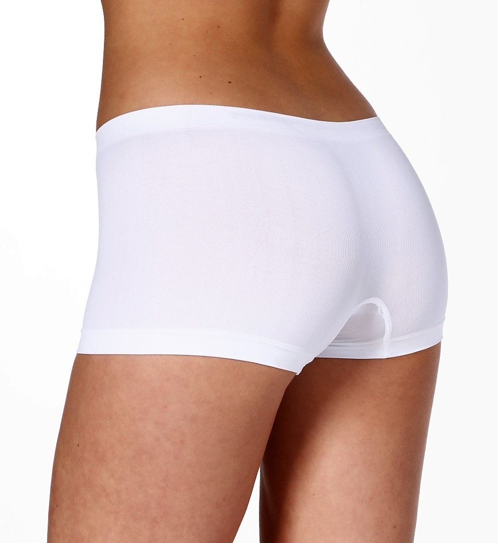Stilyol Bayan Dikişsiz Beyaz Boxer Külot – Toparlayıcı, Şekillendirici Seamless Korse
